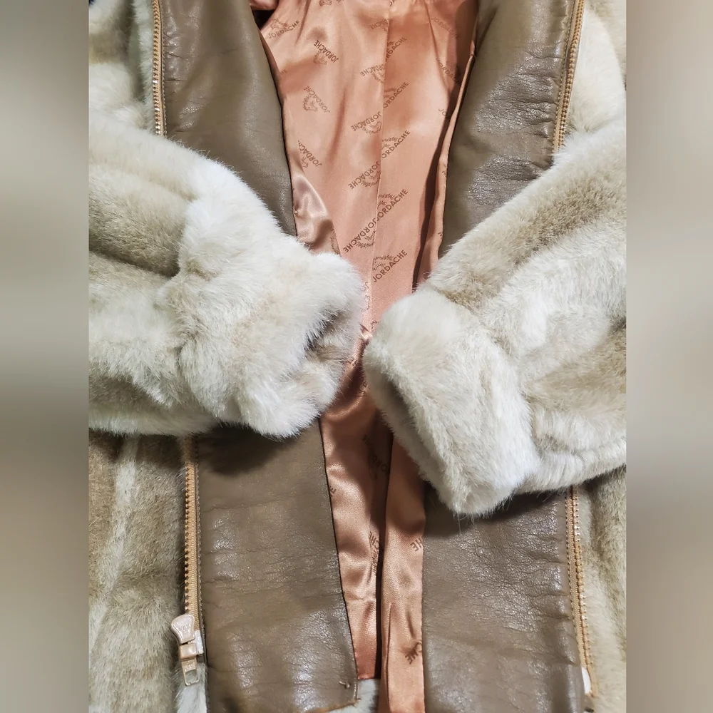 Jordache Women's Cream Teddy Jacket - Picture 8 of 10